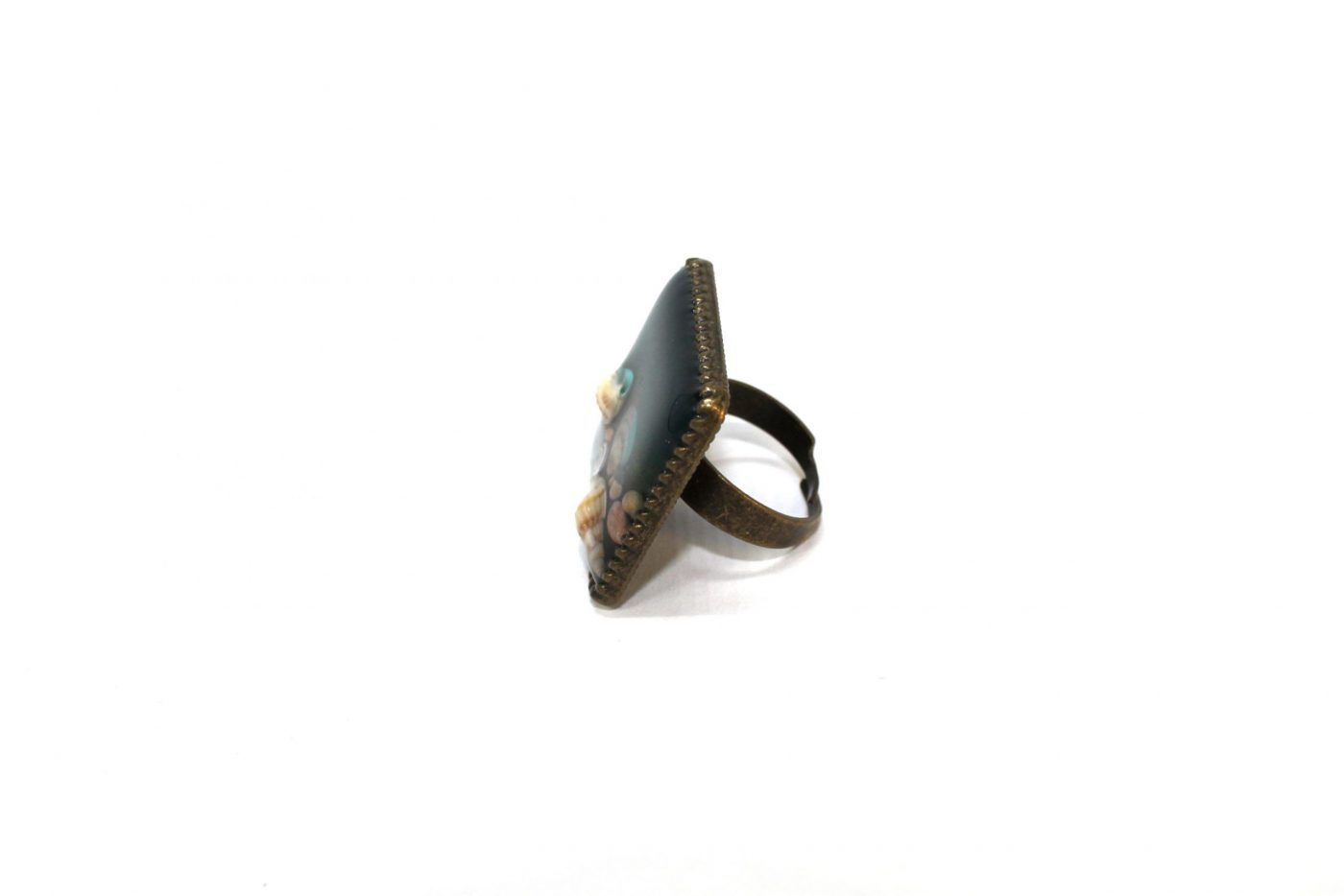 Anillo cuadrado La Orilla Del Mar 2 - Imagen 3