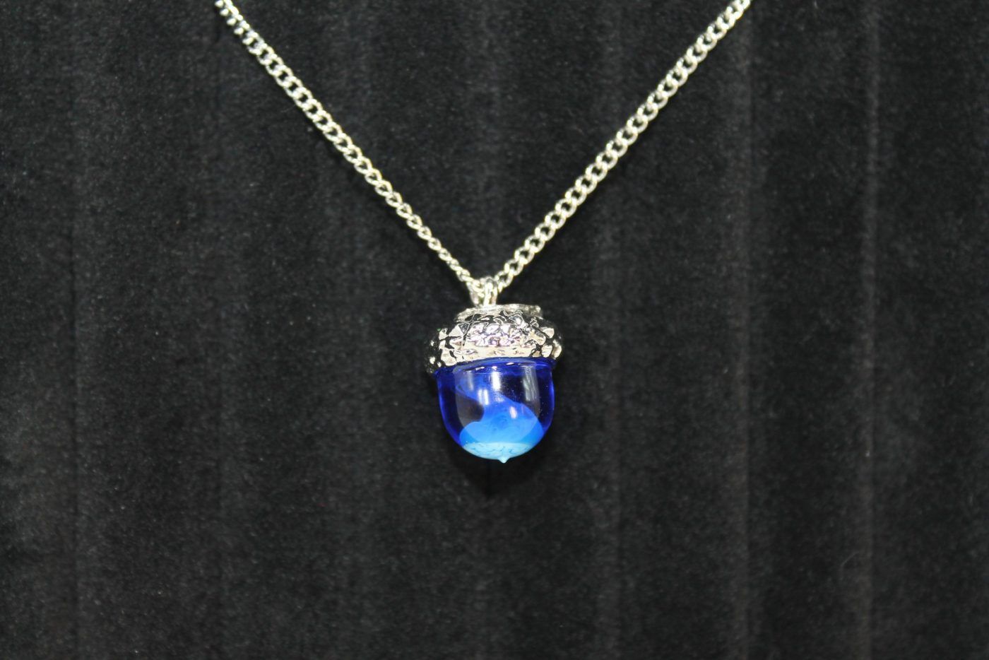 epoxi colgante bellota azul