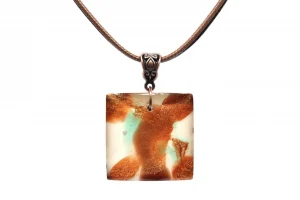 colgante cuadrado ambar